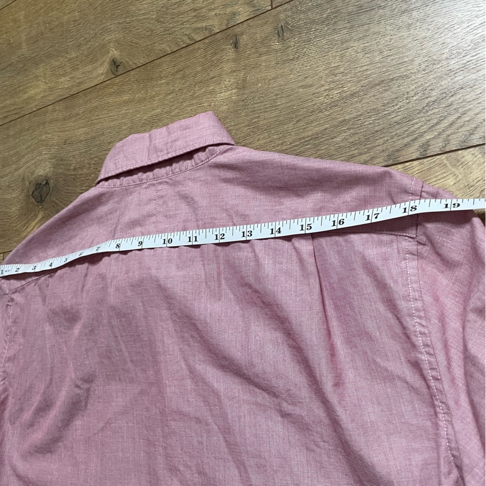 J. Crew Men's Slim Secret Wash cotton poplin shirt size Medium - Picture 10 of 13
